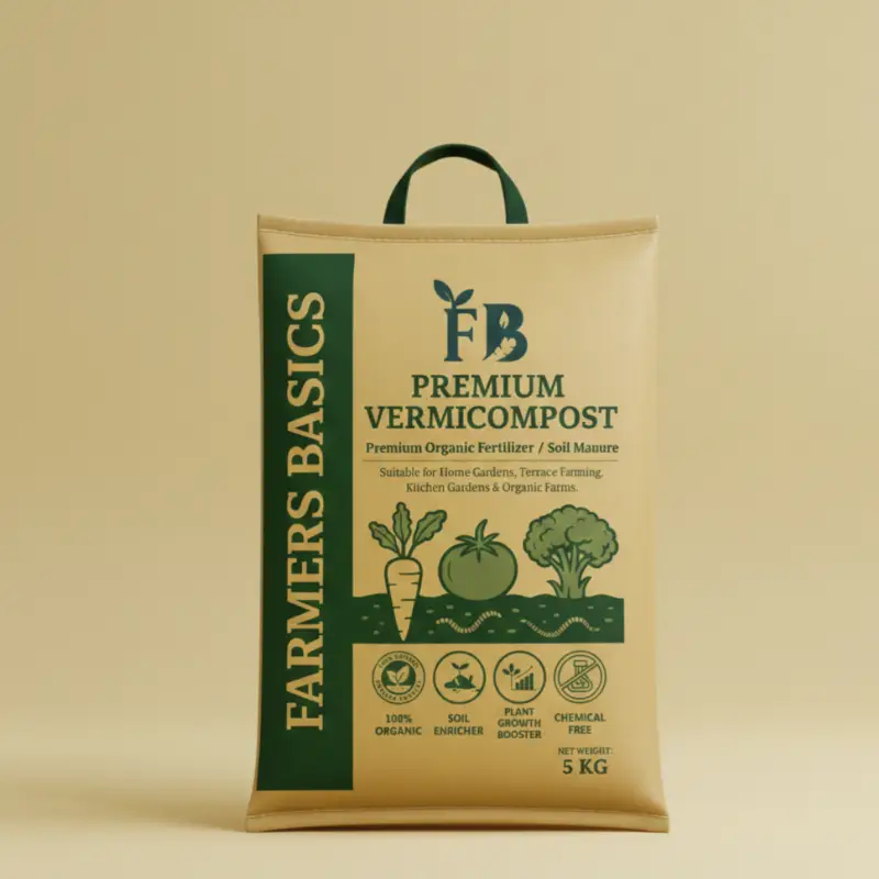 Premium organic vermicompost