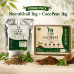 Cocopeat Block 1KG + Neem Khali 1KG | Combo Pack - Image 2