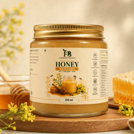 Mustard Honey 350ml | Raw, Unprocessed & Naturally Crystallised Sarson Shahad